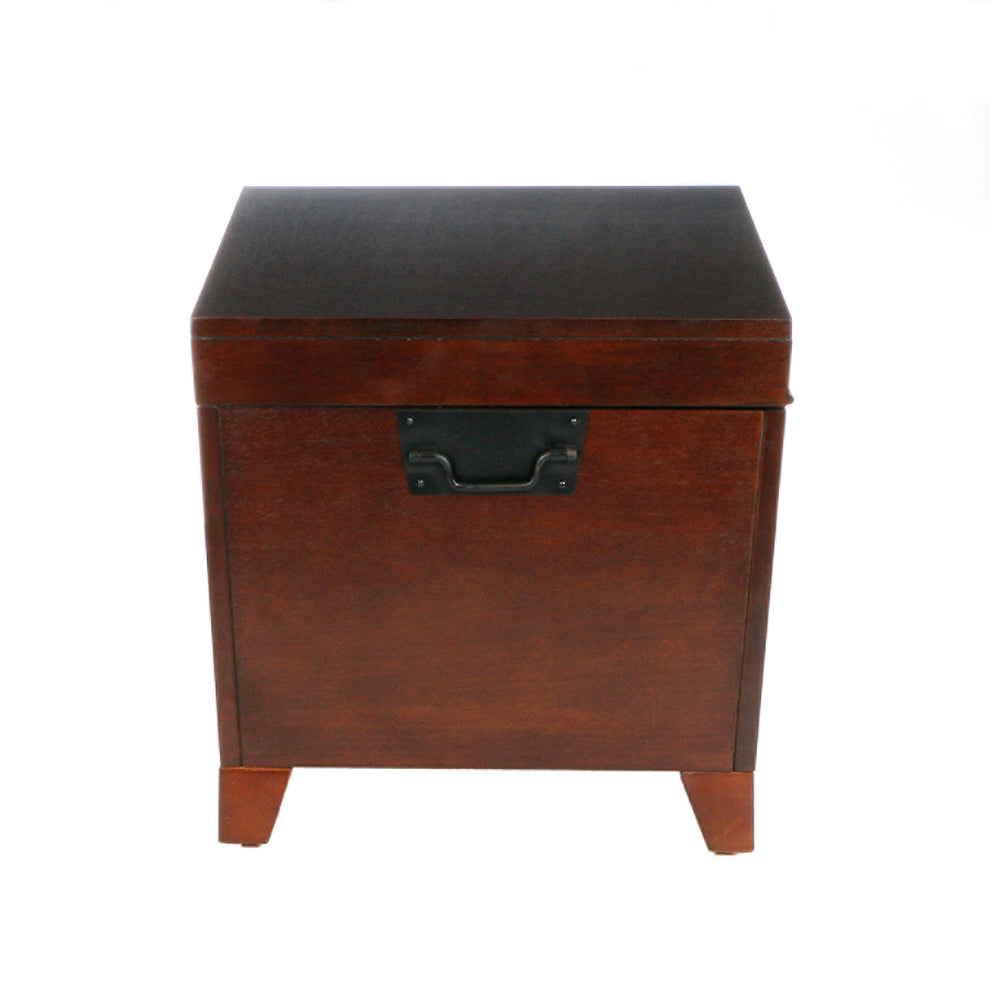39" Brown Manufactured Wood And Metal Rectangular Coffee Table By Homeroots - 402162 | Coffee Tables | Modishstore - 7