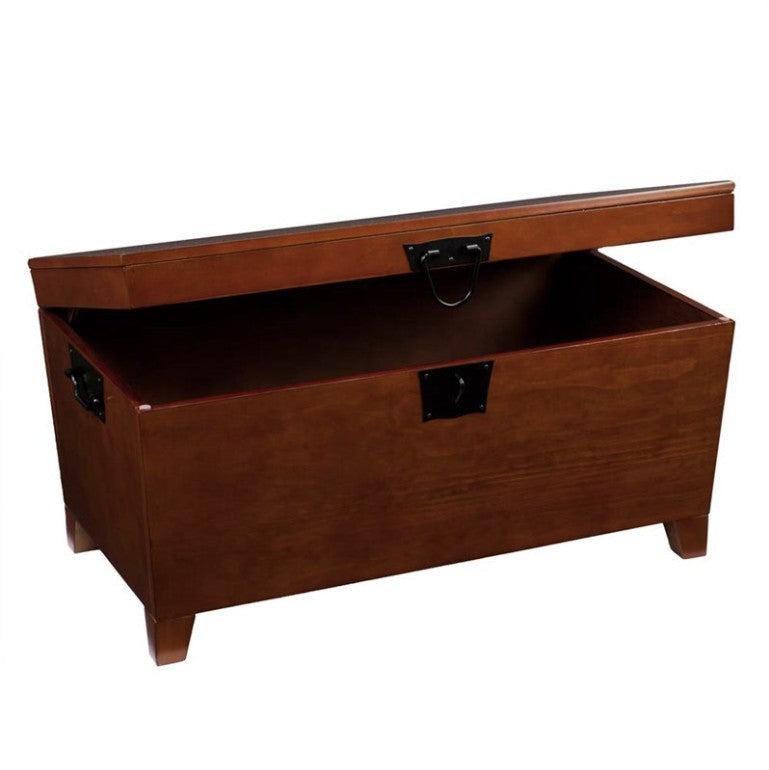 39" Brown Manufactured Wood And Metal Rectangular Coffee Table By Homeroots - 402163 | Coffee Tables | Modishstore - 5
