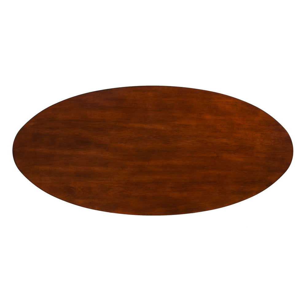 52" Brown Solid Wood And Metal Rectangular Coffee Table By Homeroots | Coffee Tables | Modishstore - 5