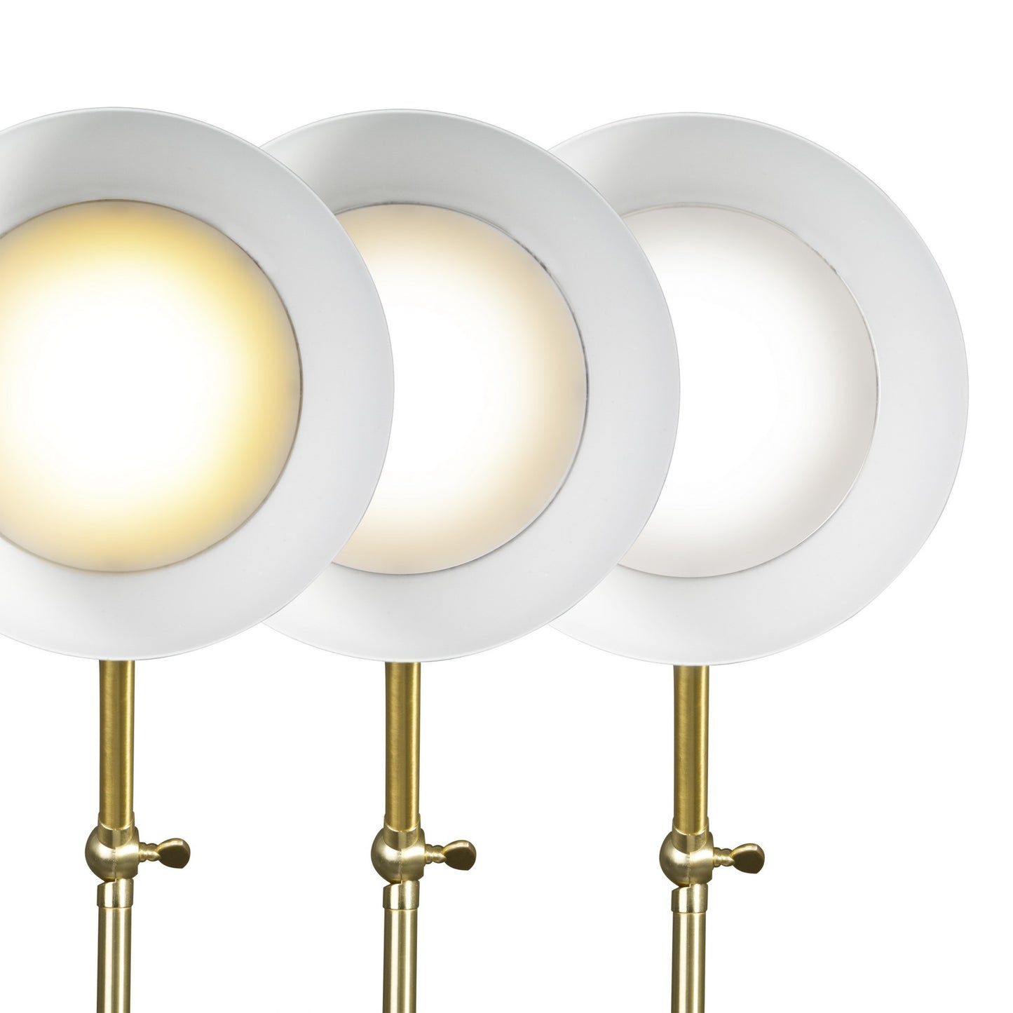 Matte Black and Gold Mod LED Adjustable Desk Lamp By Homeroots | Desk Lamps | Modishstore - 5