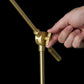 Shiny Satin Brass LED Adjustable Desk Lamp By Homeroots | Desk Lamps | Modishstore - 2