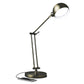 Shiny Satin Brass LED Adjustable Desk Lamp By Homeroots | Desk Lamps | Modishstore - 8