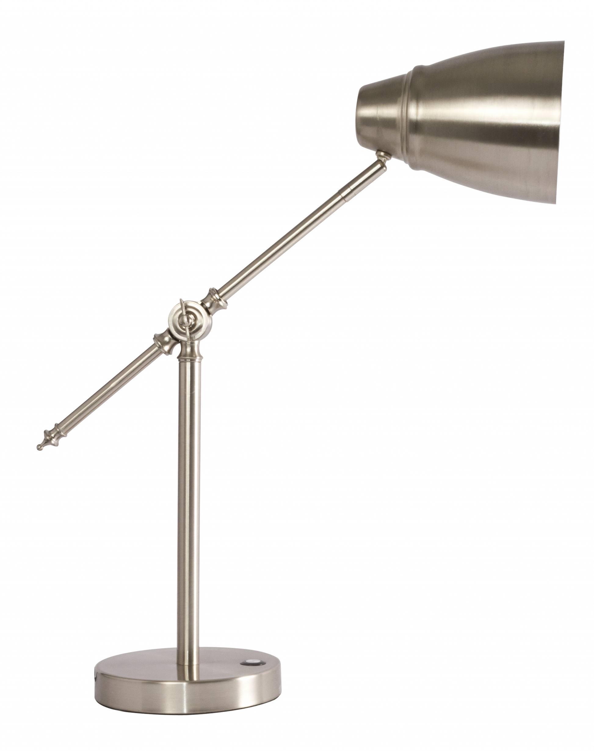 Brushed Silver LED Adjustable Desk Lamp By Homeroots | Desk Lamps | Modishstore - 2