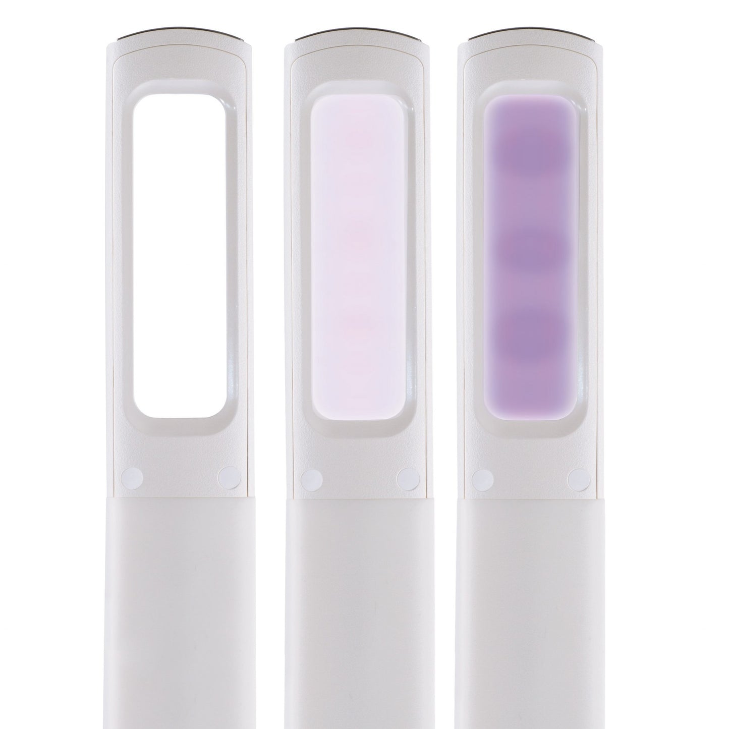 Contemporary White Sanitizing LED Desk Lamp By Homeroots | Desk Lamps | Modishstore - 5