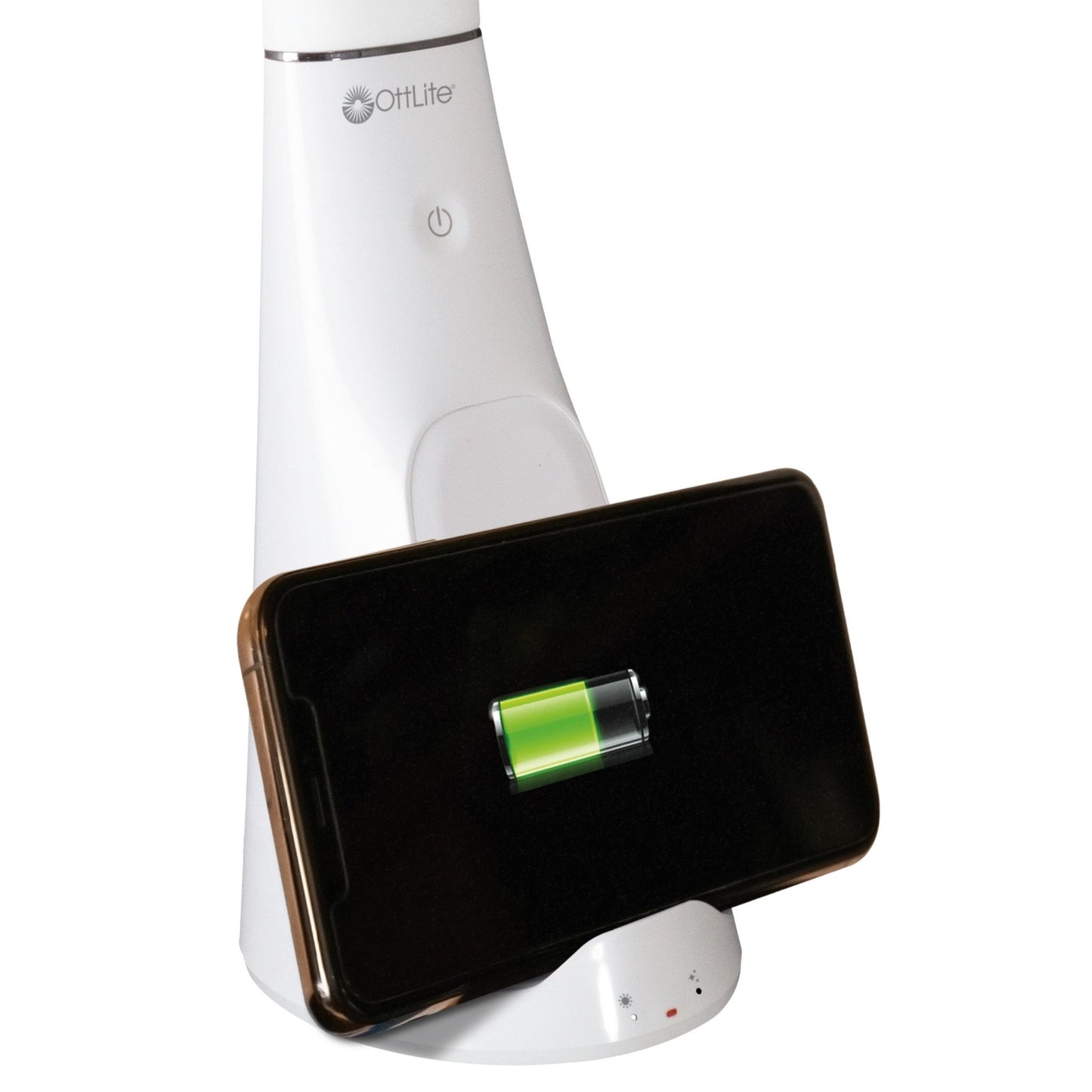 Contemporary White Sanitizing and Charging LED Desk Lamp By Homeroots | Desk Lamps | Modishstore - 3