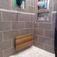 24" Premium Wall Mount Teak Shower Bench By Homeroots | Benches | Modishstore - 4