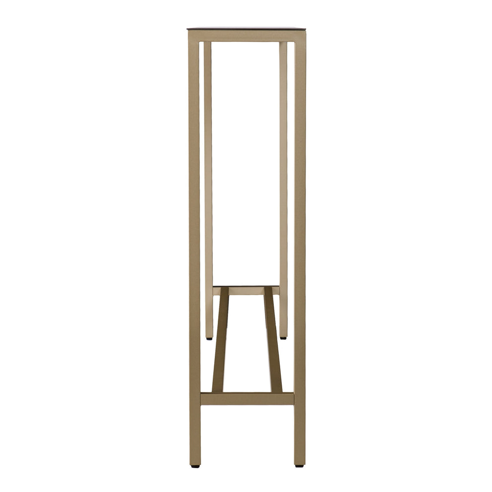 36" Silver and Gold Mirrored Glass Console Table By Homeroots | Console Tables | Modishstore - 4