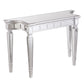 45" Silver Mirrored Glass Free Form Console Table By Homeroots | Console Tables | Modishstore