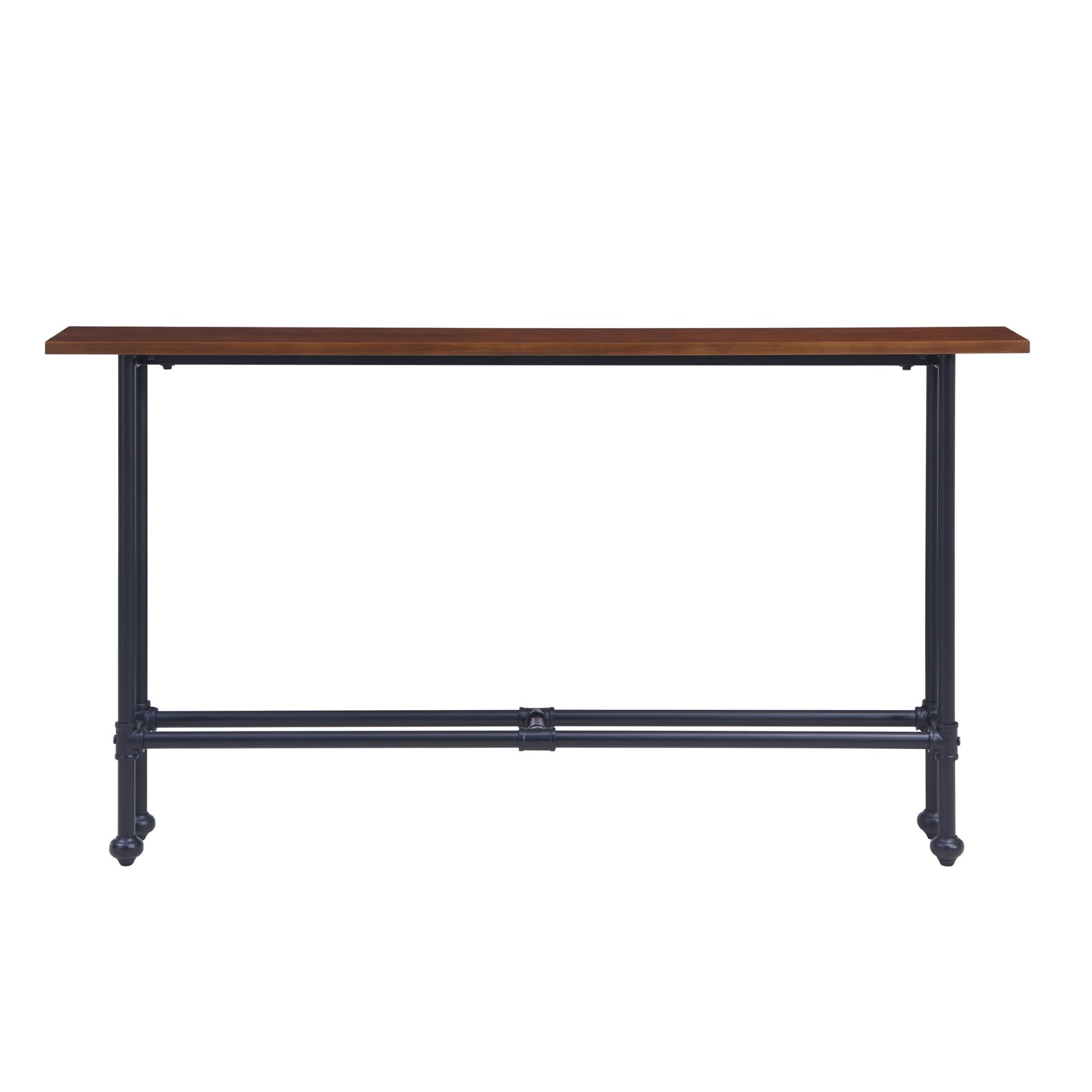 56" Espresso and Black Console Table By Homeroots | Console Tables | Modishstore - 3