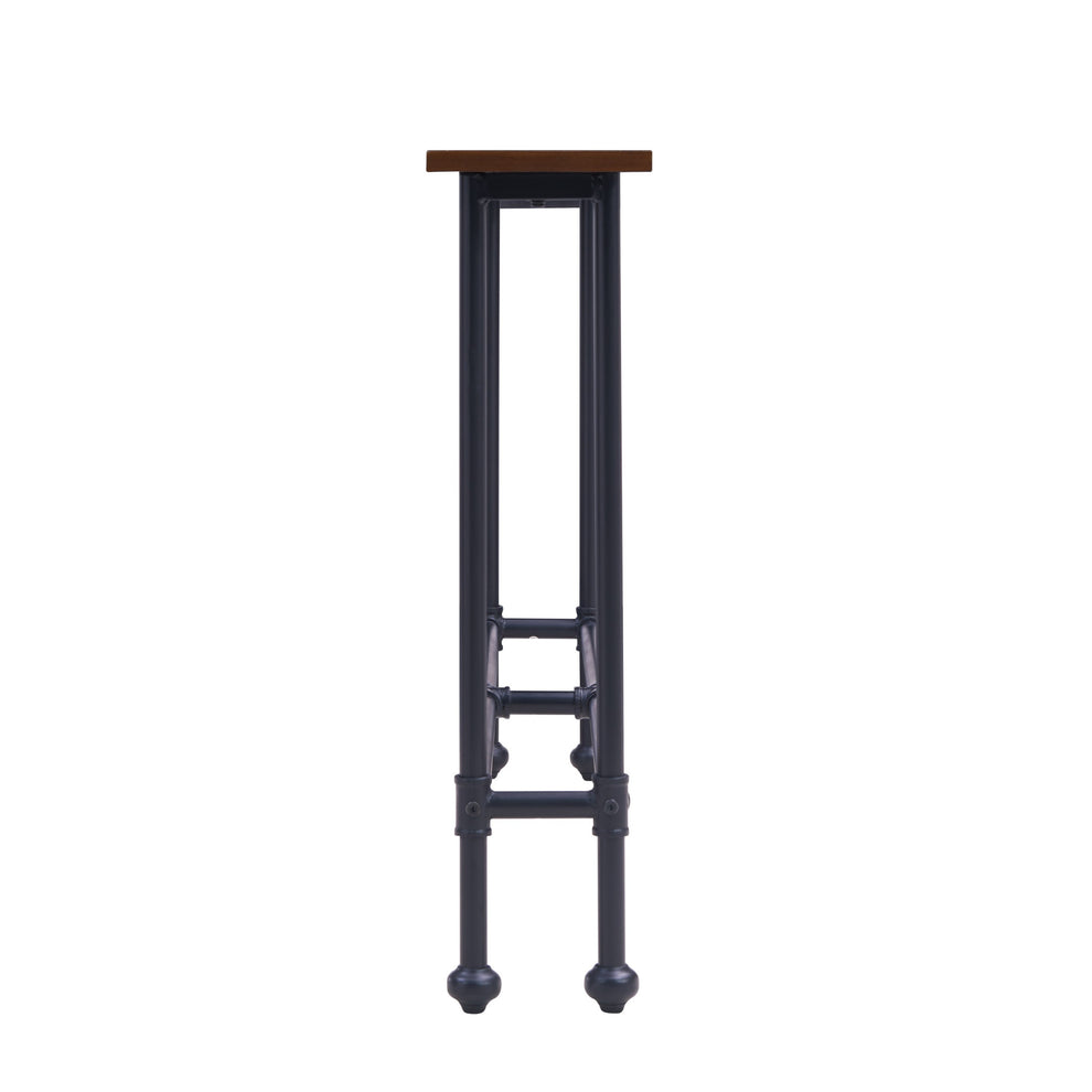 56" Espresso and Black Console Table By Homeroots | Console Tables | Modishstore - 4