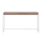 54" Gray Brown and White Sled Console Table By Homeroots | Console Tables | Modishstore - 2