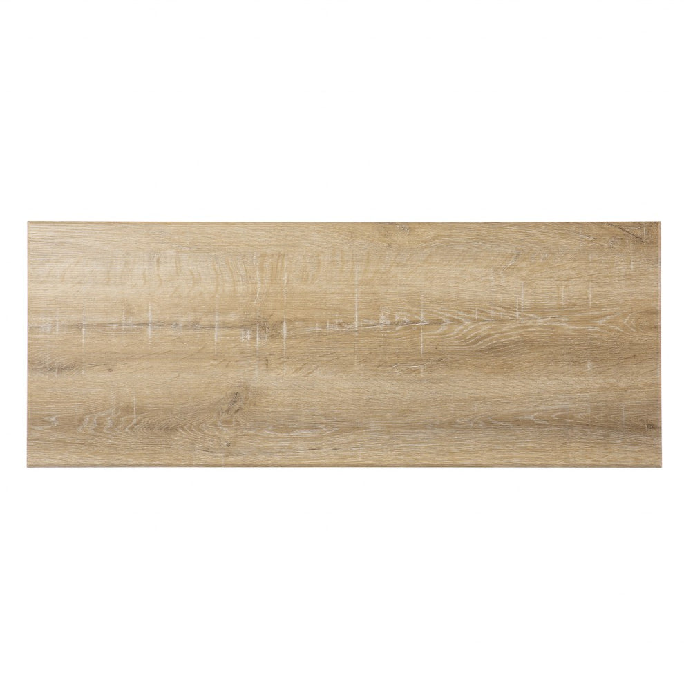 42" Natural Floor Shelf Console Table With Storage By Homeroots | Console Tables | Modishstore - 3