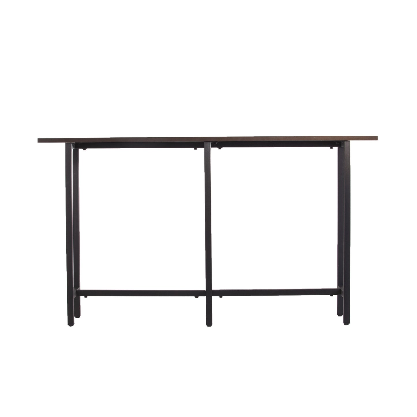54" Espresso and Black Frame Console Table By Homeroots | Console Tables | Modishstore - 2