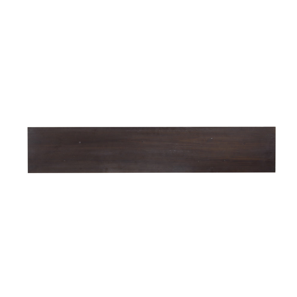 54" Espresso and Black Frame Console Table By Homeroots | Console Tables | Modishstore - 5