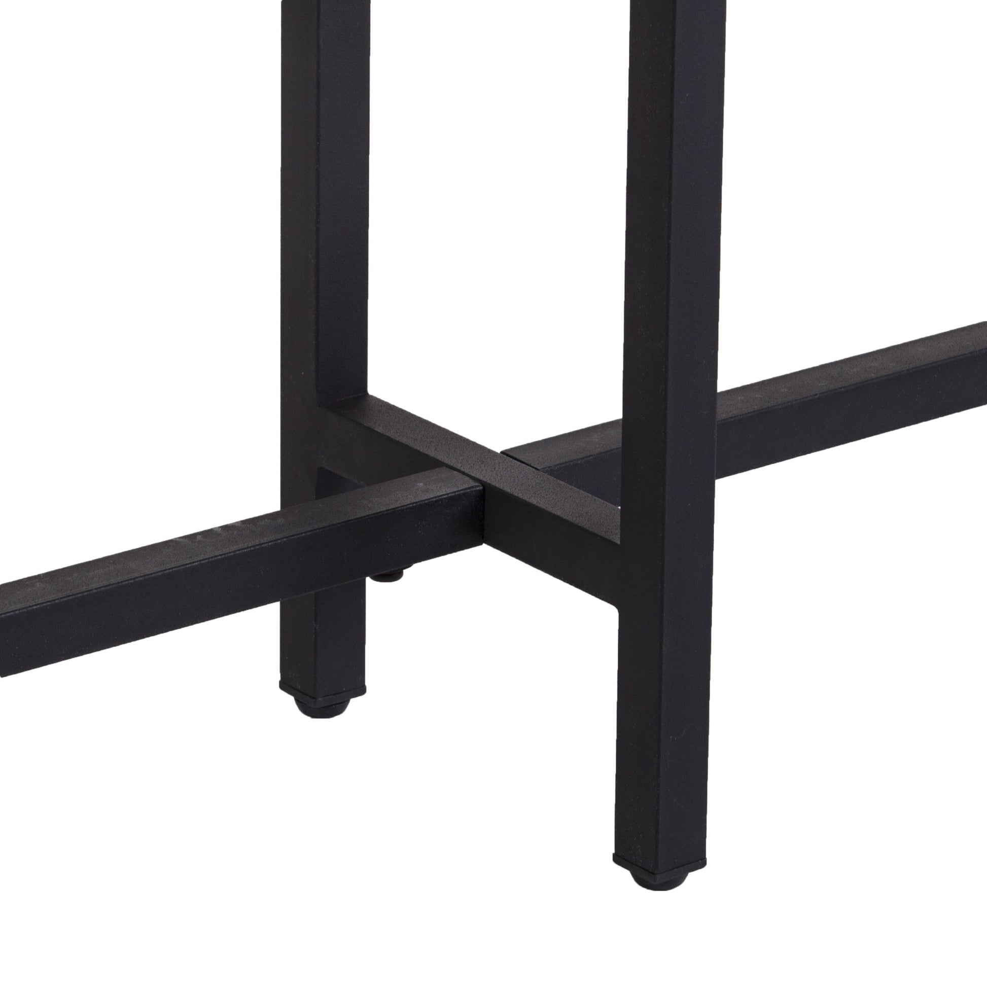 54" Espresso and Black Frame Console Table By Homeroots | Console Tables | Modishstore - 7
