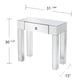 31" Silver Mirrored Glass Console Table With Storage By Homeroots | Console Tables | Modishstore - 9