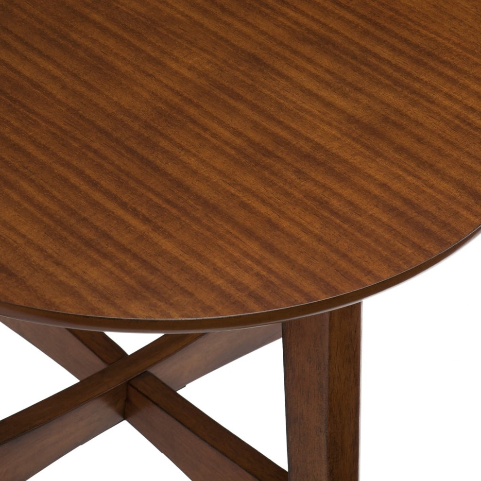 23" Brown Solid Wood And Iron Rectangular End Table By Homeroots | End Tables | Modishstore - 4