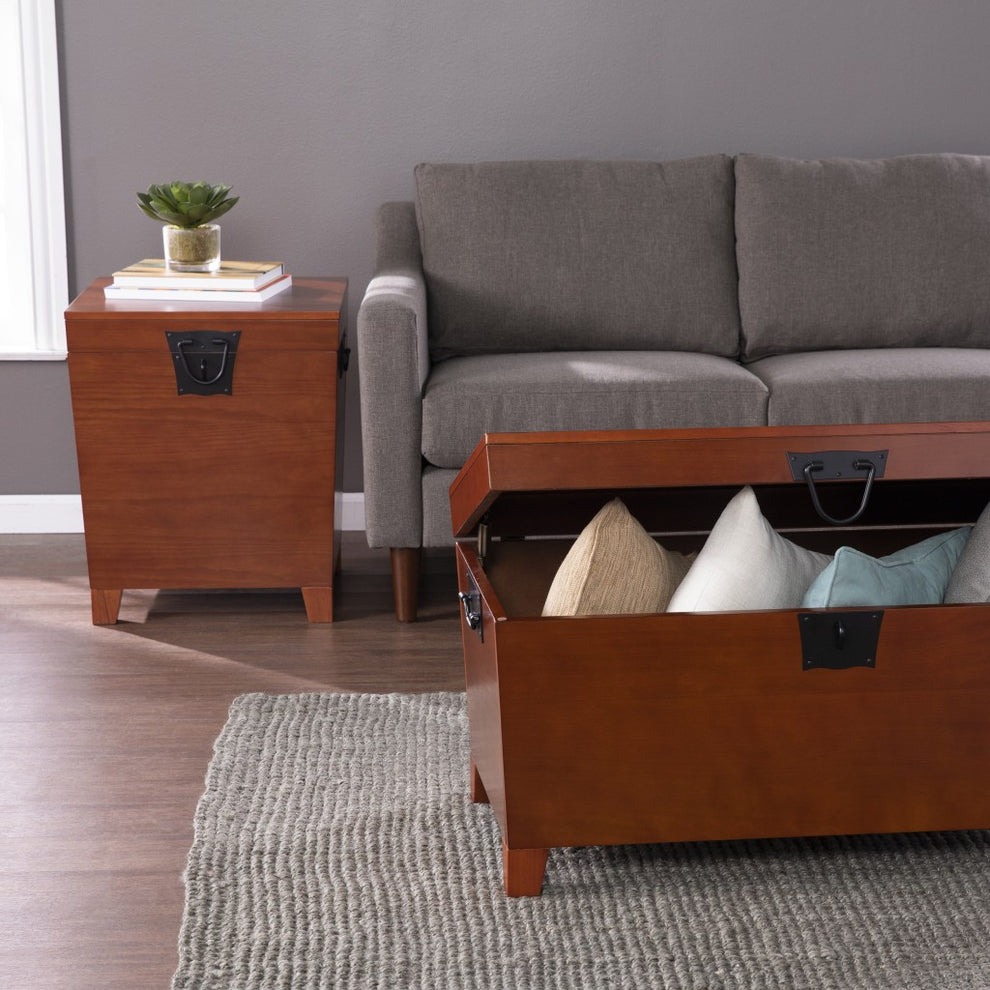 24" Brown Solid Wood Square End Table By Homeroots | End Tables | Modishstore - 3