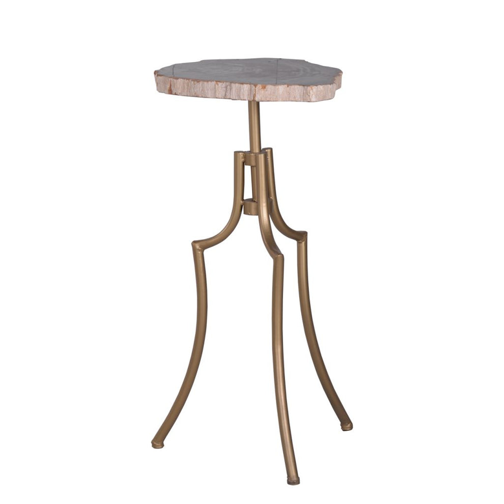 A&B Home Fret Tripod Side Table | Side Tables | Modishstore - 2