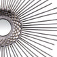 Set of Three Silver Metal Sunburst Round Wall Mirrors By Homeroots | Wall Decor | Modishstore - 3