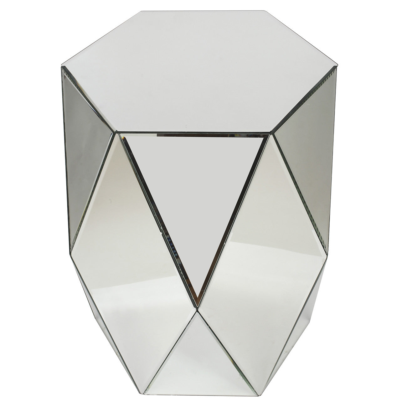 A&B Home Geometric Mirrored Accent Table | Accent Tables | Modishstore