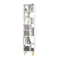 Iko 78" White Modern Abstract Open Shelving Unit By Homeroots | Shelves & Shelving Units | Modishstore - 2