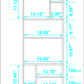 Iko 60" White Modern Abstract Open Shelving Unit By Homeroots | Shelves & Shelving Units | Modishstore - 5