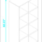 Iko White Tall Vertical Eight Cubbie Shelving Unit By Homeroots | Shelves & Shelving Units | Modishstore - 4