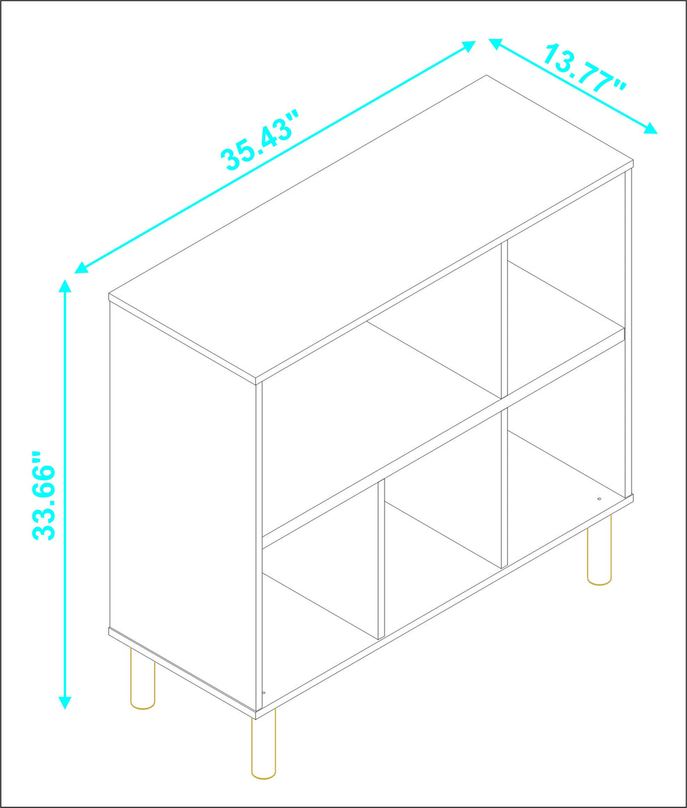 Iko White Open Cubbie Shelving Unit By Homeroots | Shelves & Shelving Units | Modishstore - 4