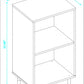 Iko White Two Cubbie Open Shelving Unit By Homeroots | Shelves & Shelving Units | Modishstore - 4