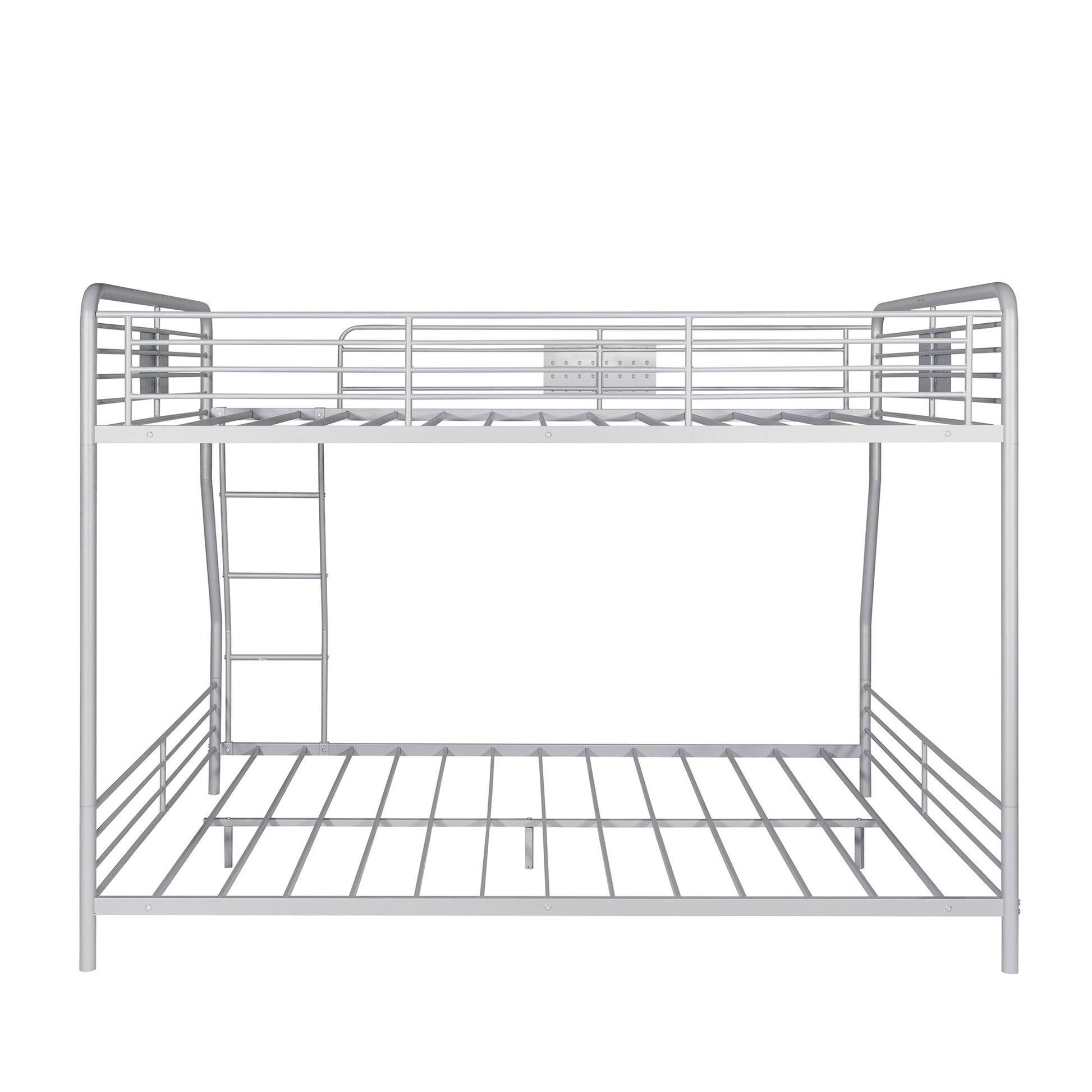 Full XL Over Queen Bunk Bed With Ladder By Homeroots | Beds | Modishstore - 25