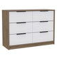 Modern Rustic White And Natural Dresser By Homeroots | Dressers | Modishstore - 6