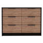 Modern Rustic Black And Natural Dresser By Homeroots | Dressers | Modishstore - 6