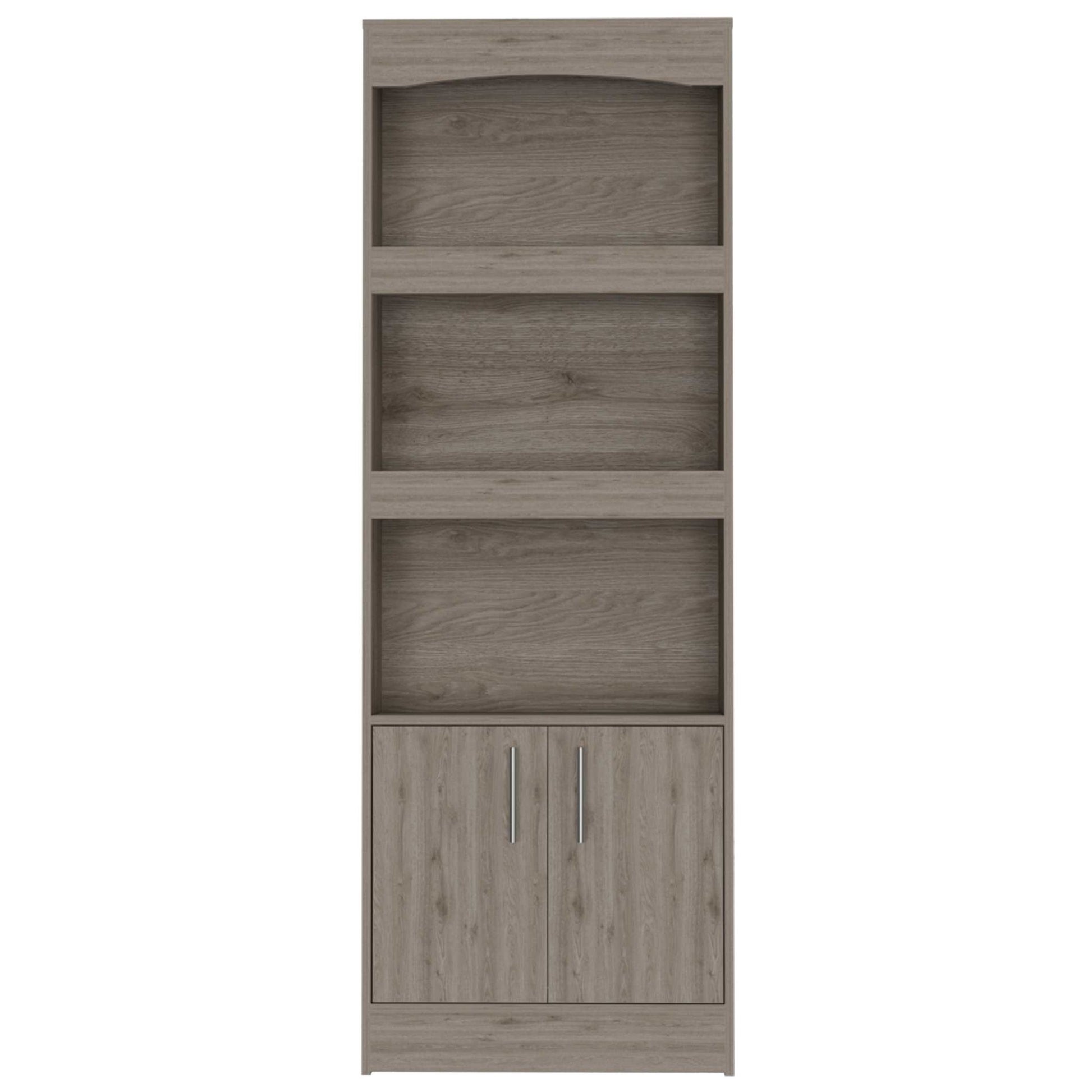 Catarina Light Gray Bookcase Cabinet By Homeroots | Bookcases | Modishstore - 2