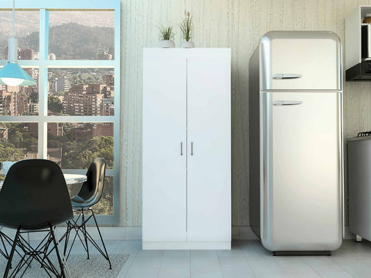 Classic White Pantry Cabinet By Homeroots | Cabinets | Modishstore