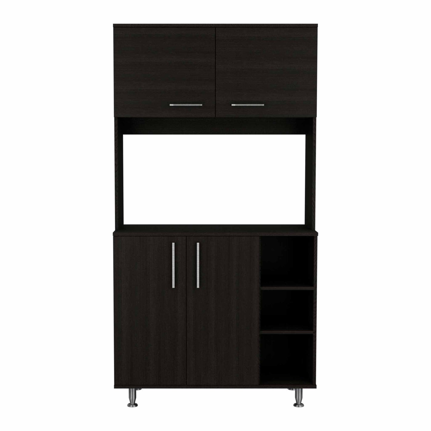 Sedona Black Kitchen Cabinet By Homeroots | Cabinets | Modishstore - 2
