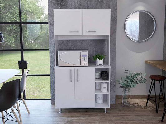 Sedona White Kitchen Cabinet By Homeroots | Cabinets | Modishstore