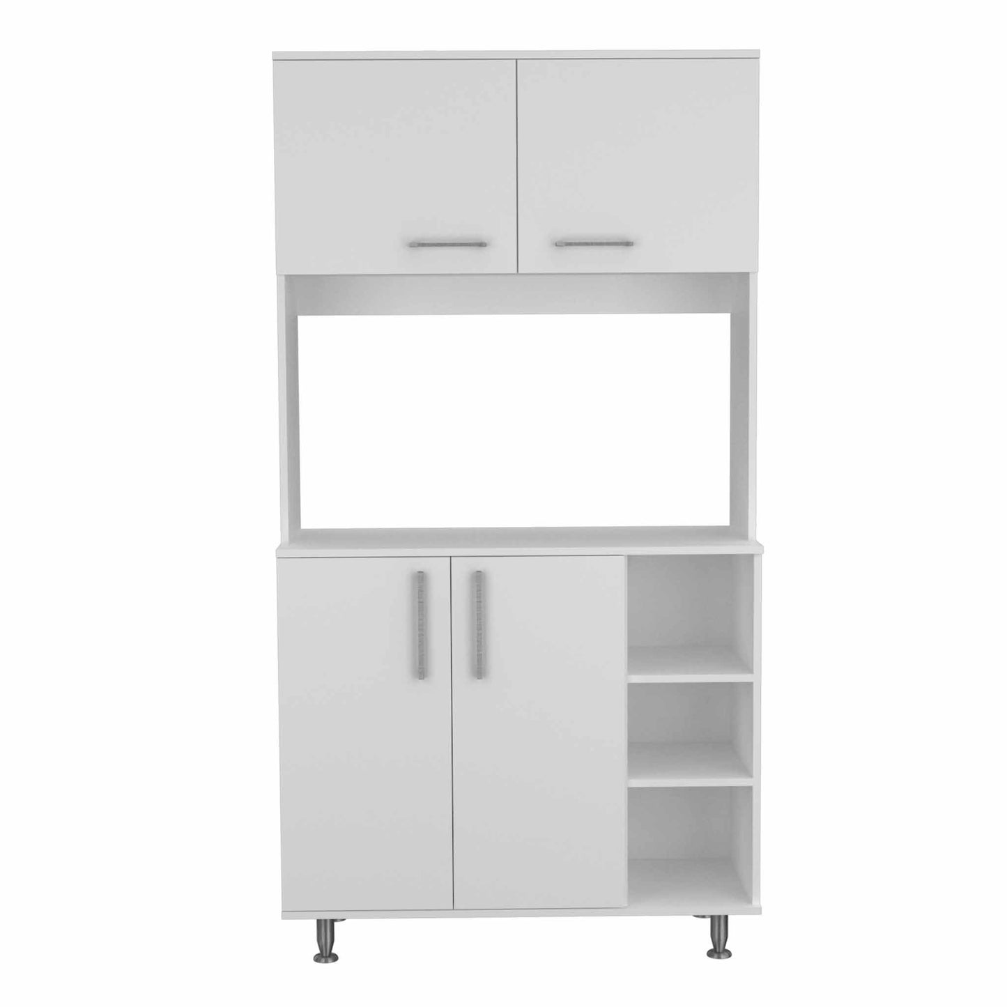 Sedona White Kitchen Cabinet By Homeroots | Cabinets | Modishstore - 2