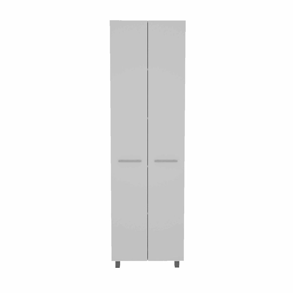 Thea Black Pantry Cabinet By Homeroots | Cabinets | Modishstore - 8