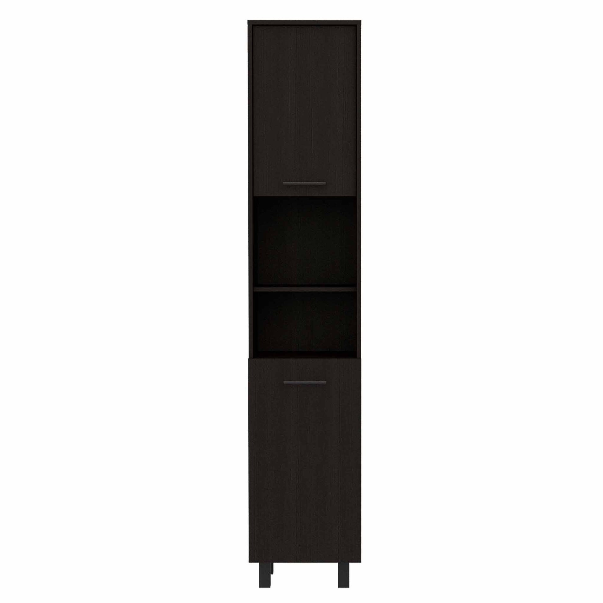 Black Sleek And Tall Pantry Cabinet By Homeroots | Cabinets | Modishstore - 2