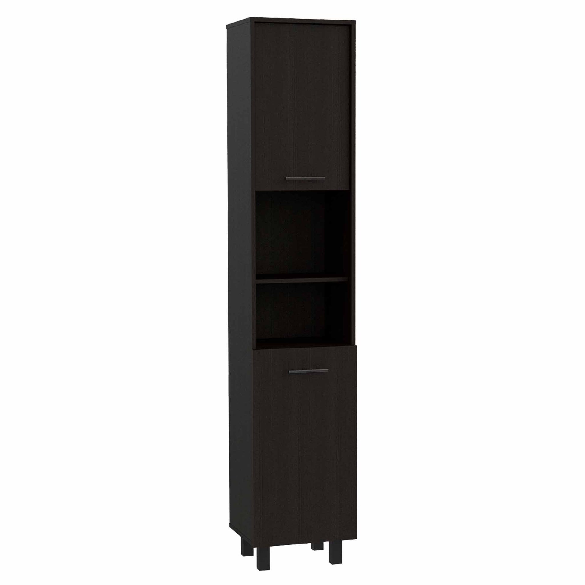 Black Sleek And Tall Pantry Cabinet By Homeroots | Cabinets | Modishstore - 6