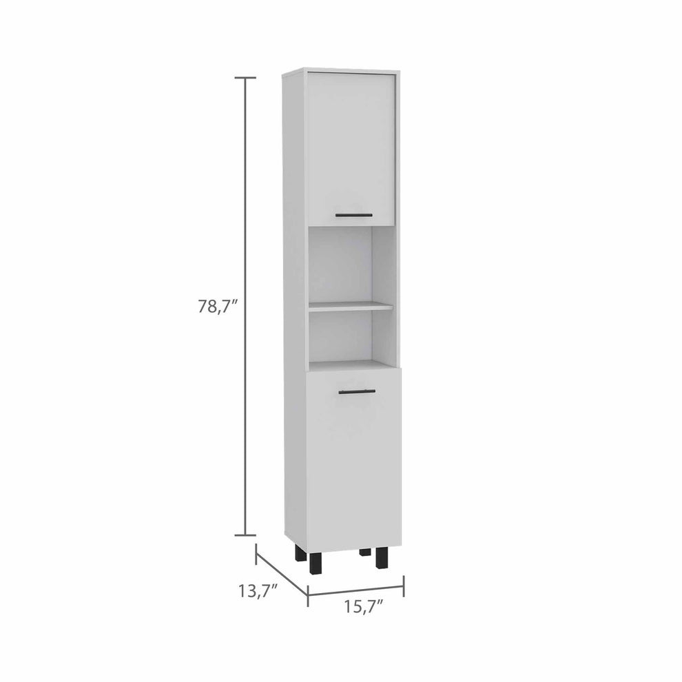 Black Sleek And Tall Pantry Cabinet By Homeroots | Cabinets | Modishstore - 10