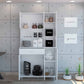 Milano White Pantry Cabinet By Homeroots | Cabinets | Modishstore - 4