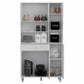 Milano White Pantry Cabinet By Homeroots | Cabinets | Modishstore - 6