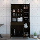 Milano White Pantry Cabinet By Homeroots | Cabinets | Modishstore - 7
