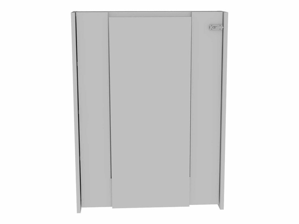 Modern White Retractable Desk or Bar Cabinet By Homeroots | Bar Tables | Modishstore - 5