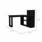 Marek Black L Shaped Computer Desk By Homeroots | Desks | Modishstore - 2