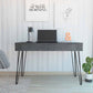 Roxy Gray Computer Desk with Two Drawers By Homeroots | Desks | Modishstore
