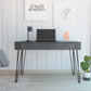 Roxy Gray Computer Desk with Two Drawers By Homeroots | Desks | Modishstore
