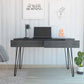 Roxy Gray Computer Desk with Two Drawers By Homeroots | Desks | Modishstore - 3